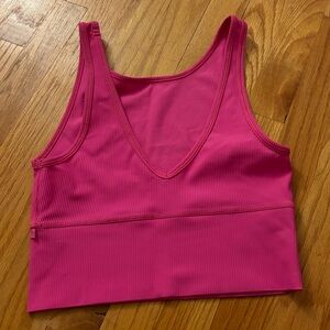 Lululemon power pivot sonic pink workout tank